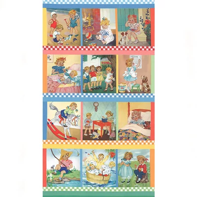 Patchworková tkanina - Moda - Story Time by American Jane 21790-11, Panel, 60cm