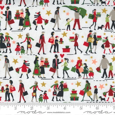 Patchworková tkanina - Moda - Hustle and Bustle by Basic Grey 30661-11