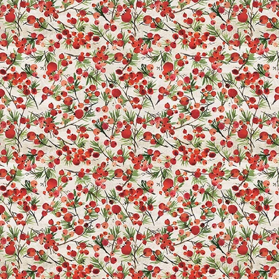 Patchworková tkanina - Free Spirit - Christmastime. by Tim Holtz 164RED