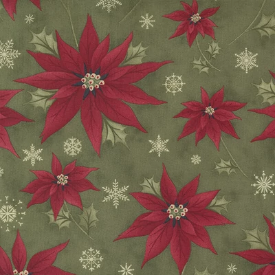 Patchworková tkanina - Moda - Poinsettia Plaza by 3 Systers 44290-14