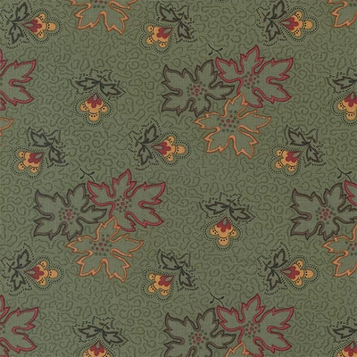 Patchworková tkanina - Moda - Fluttering Leaves by Kansas Troubes 9730-15