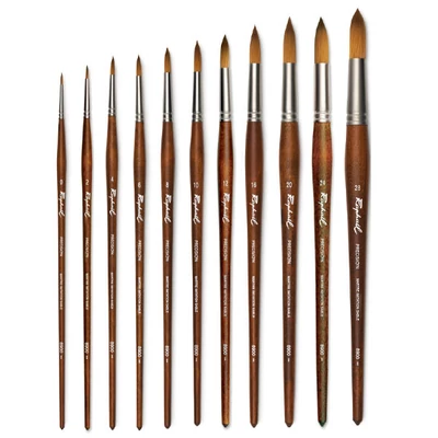 Syntetický okrúhly štetec Raphael Precision 8900 - rôzne veľkosti