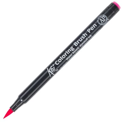 Sada štetcových popisovačov Sakura Koi Brush - 6 ks, Bright