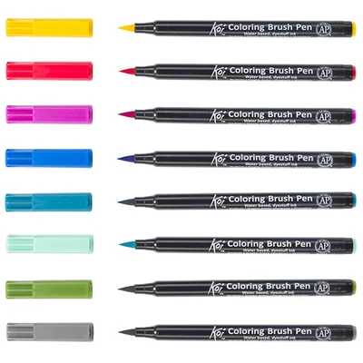 Štetcové pero Sakura Koi Coloring Brush Pen - v rôznych farbách