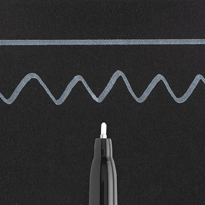 Lakový popisovač na kaligrafiu Sakura Pen-Touch Calligrapher, fine (1,8 mm) - white