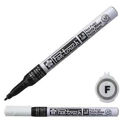 Lakový popisovač Sakura Pen-Touch, fine (1 mm) - black