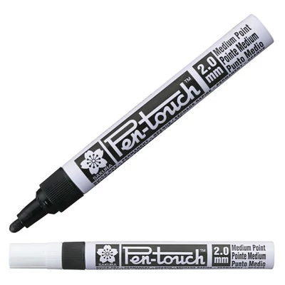 Lakový popisovač Sakura Pen-Touch, medium (2 mm) - black