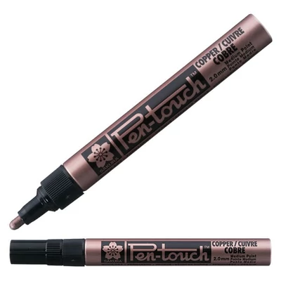 Lakový popisovač Sakura Pen-Touch, medium (2 mm) - copper