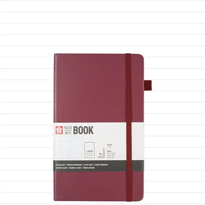 Sakura Ruled Note Book linajkový zápisník - 13x21 cm, mulberry