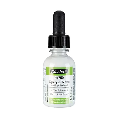 Médium Schmincke Opaque White pre akvarel Aqua Drop, 30 ml