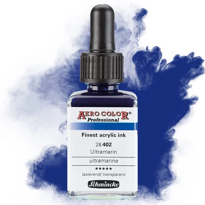 Farba do retušovacieho pištoľa Schmincke AERO COLOR Professional, 28 ml - 402, ultramarine