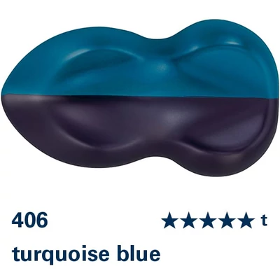 Farba do retušovacieho pištoľa Schmincke AERO COLOR Professional, 28 ml - 406, turquoise blue