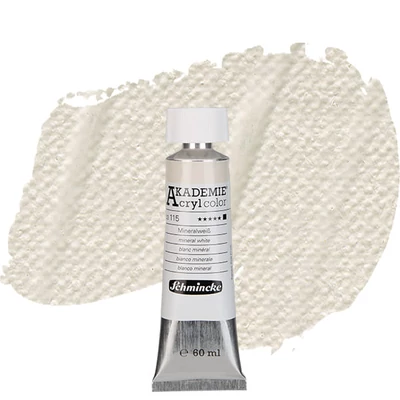 Akrylová farba Schmincke Akademie, 60 ml - 115, mineral white