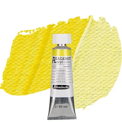 Akrylová farba Schmincke Akademie, 60 ml - 222, lemon yellow