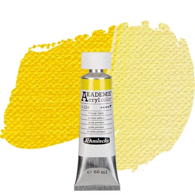Akrylová farba Schmincke Akademie, 60 ml - 224, primary yellow