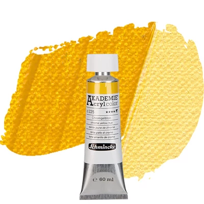 Akrylová farba Schmincke Akademie, 60 ml - 225, chrome yellow hue