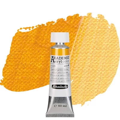 Akrylová farba Schmincke Akademie, 60 ml - 228, cadmium yellow hue deep
