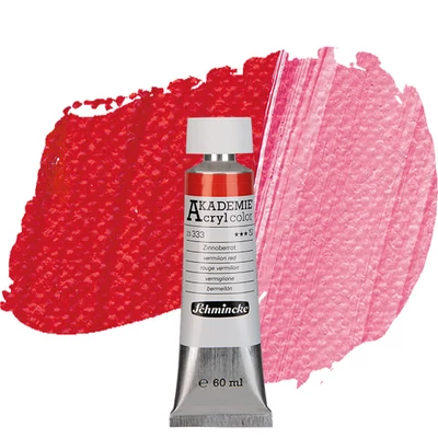 Akrylová farba Schmincke Akademie, 60 ml - 333, vermilion red