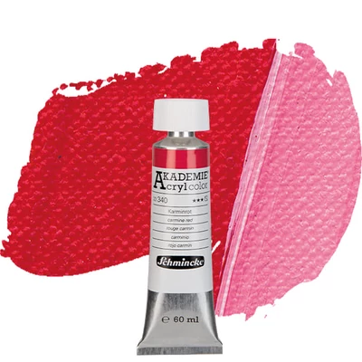 Akrylová farba Schmincke Akademie, 60 ml - 340, carmine red