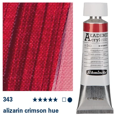 Schmincke Akademie akrilfesték, 60 ml - 343, madder deep