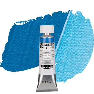 Akrylová farba Schmincke Akademie, 60 ml - 446, primary blue cyan
