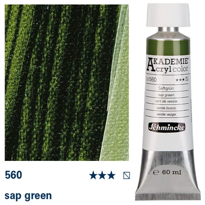Akrylová farba Schmincke Akademie, 60 ml - 560, sap green