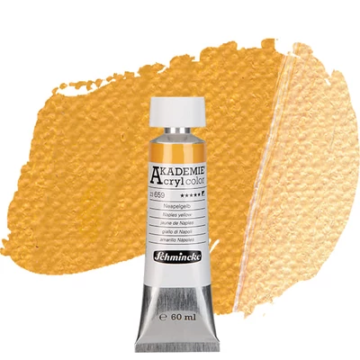 Akrylová farba Schmincke Akademie, 60 ml - 659, naples yellow