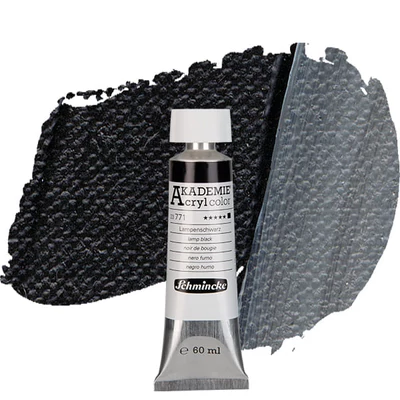 Akrylová farba Schmincke Akademie, 60 ml - 771, lamp black