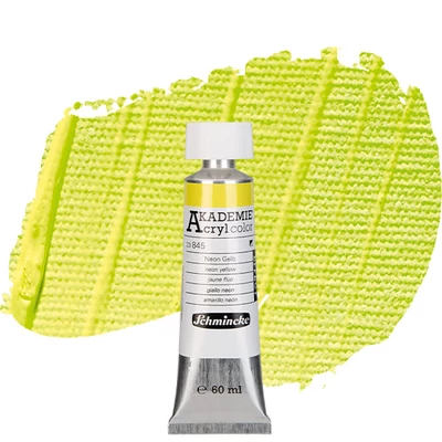 Akrylová farba Schmincke Akademie, 60 ml - 845, neon yellow