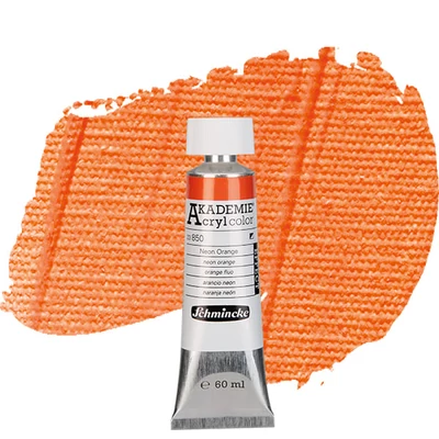 Akrylová farba Schmincke Akademie, 60 ml - 850, neon orange