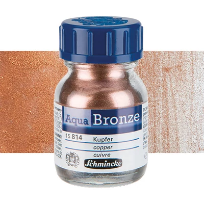Prášok s metalickým efektom Schmincke Aqua Bronze, 20 ml - 814, copper