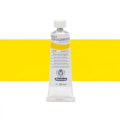 Farba na linoryt Schmincke Aqua Linoprint, 35 ml - 210, permanent yellow