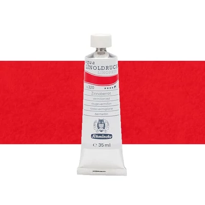 Farba na linoryt Schmincke Aqua Linoprint, 35 ml - 320, vermilion red