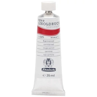 Farba na linoryt Schmincke Aqua Linoprint, 35 ml - 325, carmine red