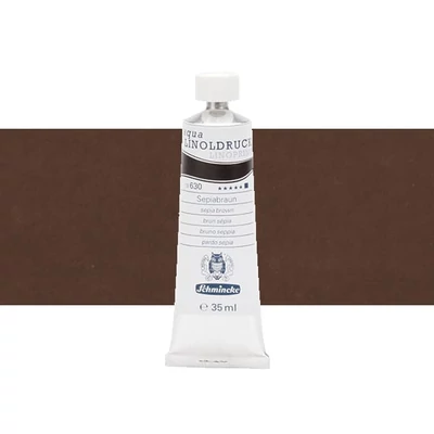 Farba na linoryt Schmincke Aqua Linoprint, 35 ml - 630, sepia brown