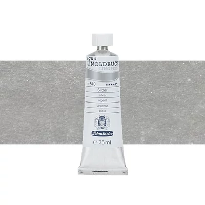 Farba na linoryt Schmincke Aqua Linoprint, 35 ml - 810, silver