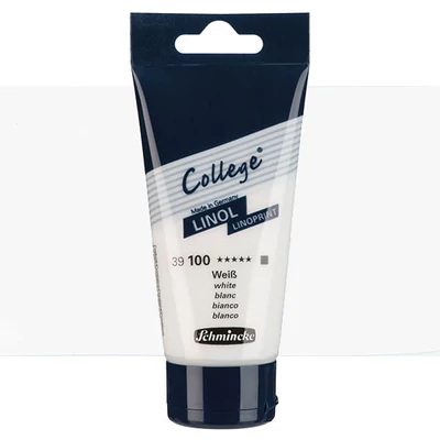 Farba na linoryt Schmincke College Linol, 75 ml - 100, white