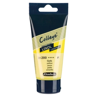 Farba na linoryt Schmincke College Linol, 75 ml - 200, yellow