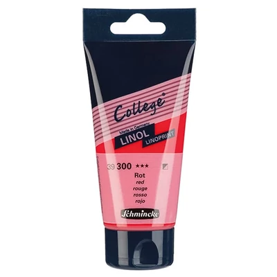 Farba na linoryt Schmincke College Linol, 75 ml - 300, red