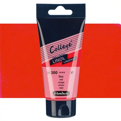 Farba na linoryt Schmincke College Linol, 75 ml - 300, red