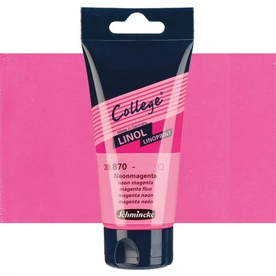 Farba na linoryt Schmincke College Linol, 75 ml - 870, neon magenta