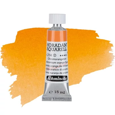 Akvarelová farba v tube Schmincke Horadam, 15 ml - 214, chromium orange hue