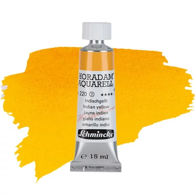 Akvarelová farba v tube Schmincke Horadam, 15 ml - 220, indian yellow