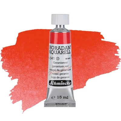 Akvarelová farba v tube Schmincke Horadam, 15 ml - 341, geranium red