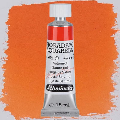 Akvarelová farba v tube Schmincke Horadam, 15 ml - 359, saturn red