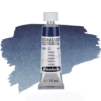 Akvarelová farba v tube Schmincke Horadam, 15 ml - 485, indigo