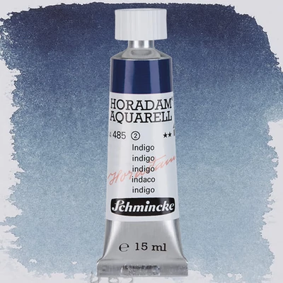 Akvarelová farba v tube Schmincke Horadam, 15 ml - 485, indigo