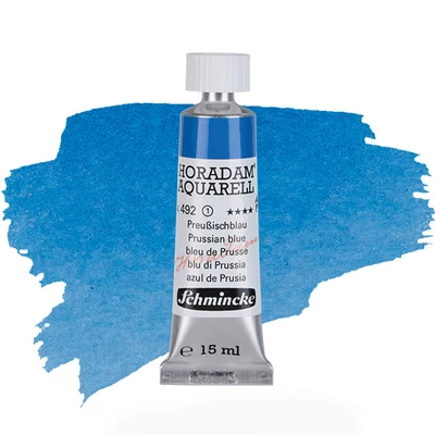 Akvarelová farba v tube Schmincke Horadam, 15 ml - 492, prussian blue