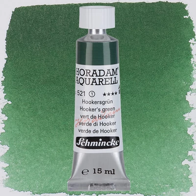 Akvarelová farba v tube Schmincke Horadam, 15 ml - 521, hooker&#039;s green