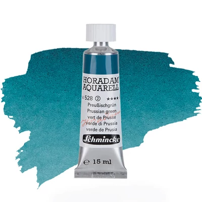 Akvarelová farba v tube Schmincke Horadam, 15 ml - 528, prussian green